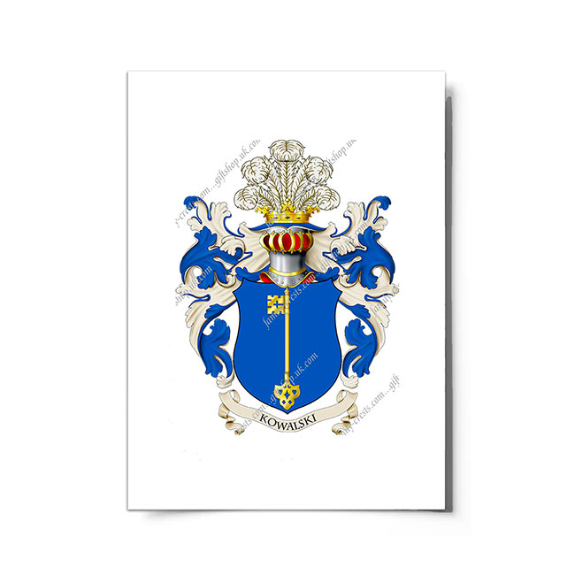 Kowalski (Poland) Coat of Arms Print