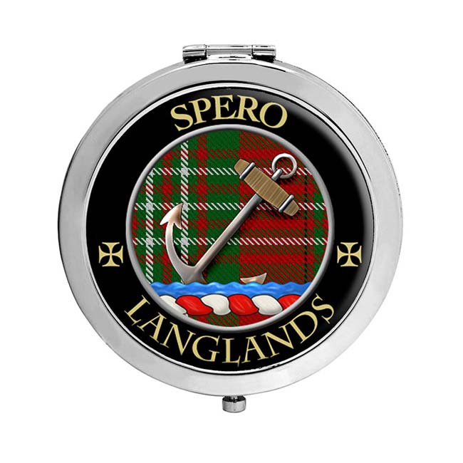 Langlands Scottish Clan Crest Compact Mirror