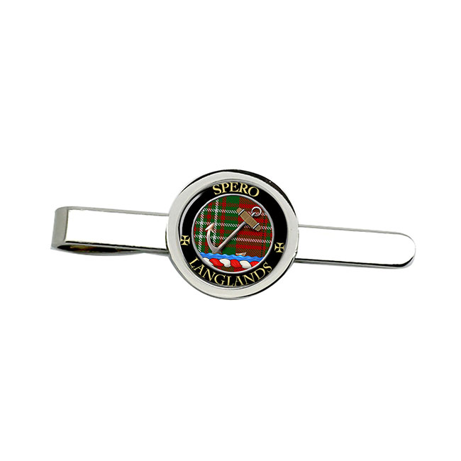 Langlands Scottish Clan Crest Tie Clip