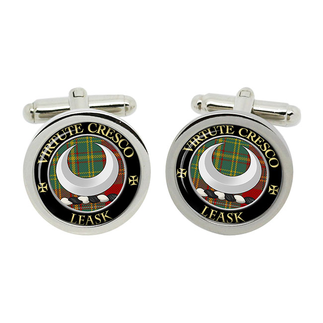 Leask Scottish Clan Crest Cufflinks