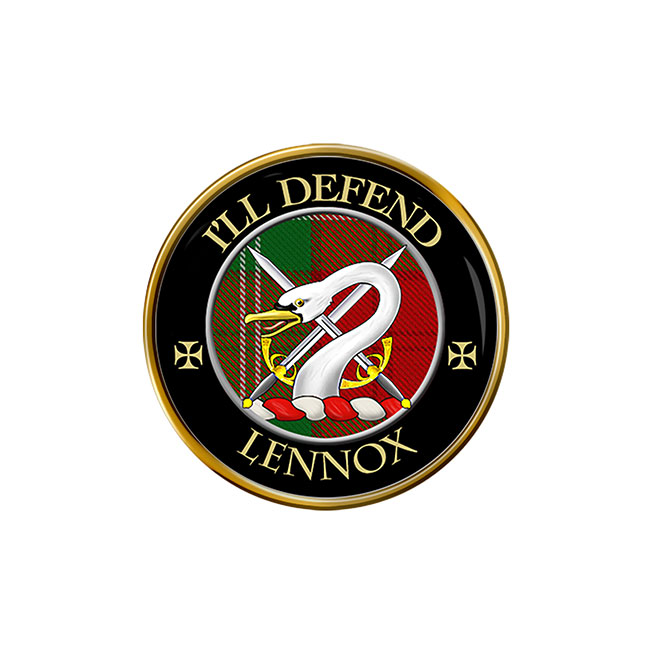 Lennox Scottish Clan Crest Pin Badge
