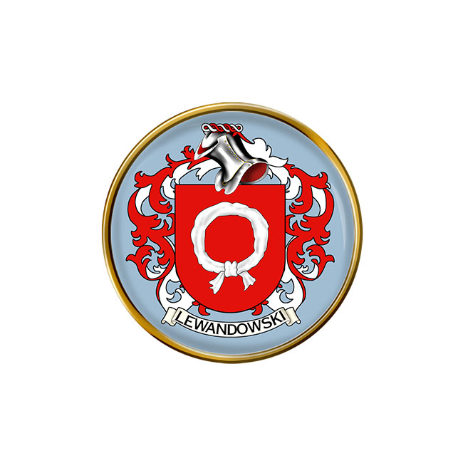 Lewandowski (Poland) Coat of Arms Pin Badge