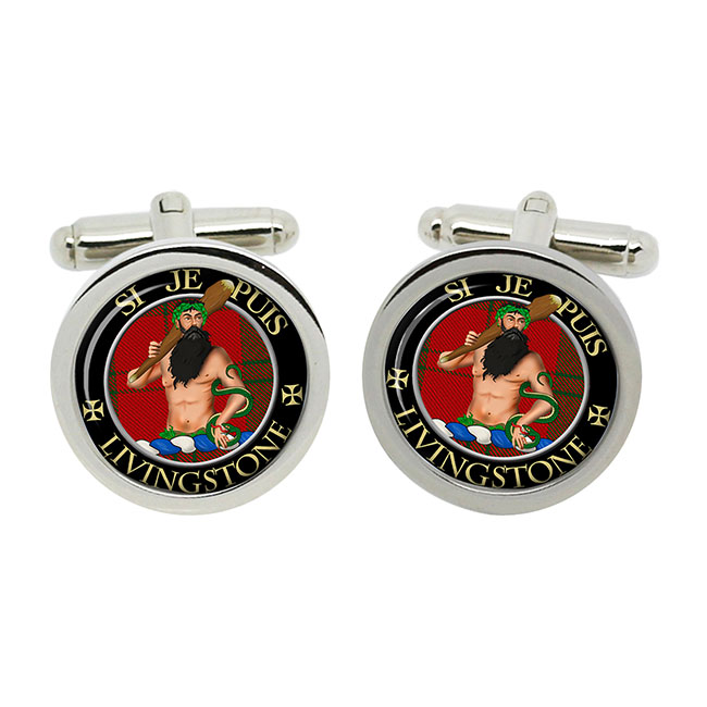 Livingstone Scottish Clan Crest Cufflinks