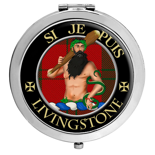 Livingstone Scottish Clan Crest Compact Mirror