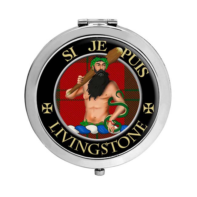 Livingstone Scottish Clan Crest Compact Mirror