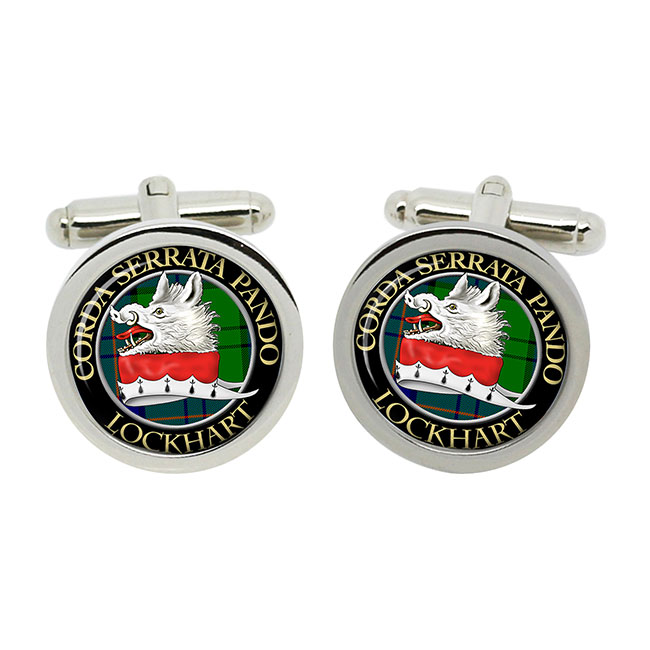 Lockhart Scottish Clan Crest Cufflinks