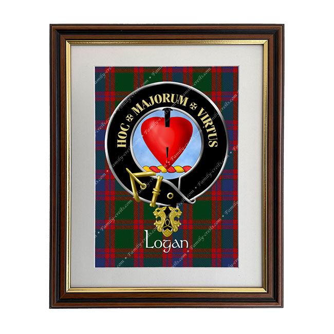 Logan Scottish Clan Crest Framed Print
