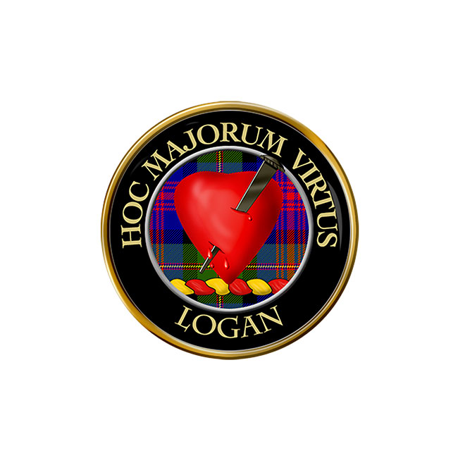 Logan Scottish Clan Crest Pin Badge