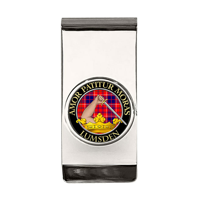 Lumsden Scottish Clan Crest Money Clip