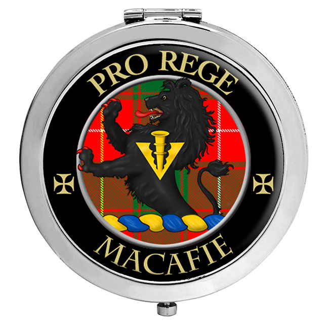Macafie (Modern) Scottish Clan Crest Compact Mirror