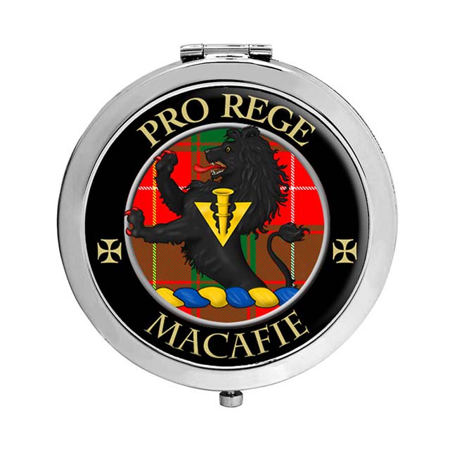Macafie (Modern) Scottish Clan Crest Compact Mirror