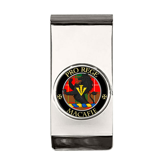 Macafie (Modern) Scottish Clan Crest Money Clip