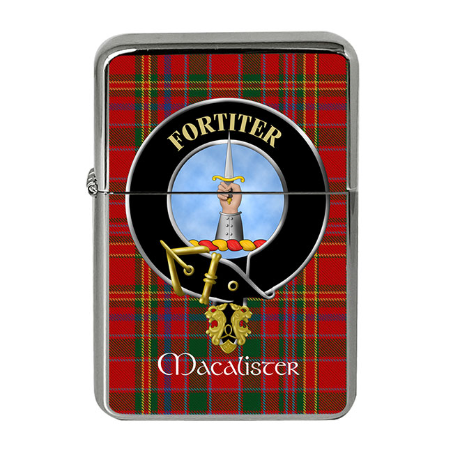 MacAlister Scottish Clan Crest Flip Top Lighter