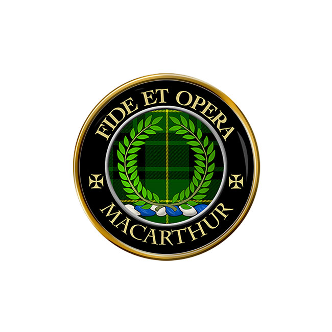 MacArthur (Ancient) Scottish Clan Crest Pin Badge