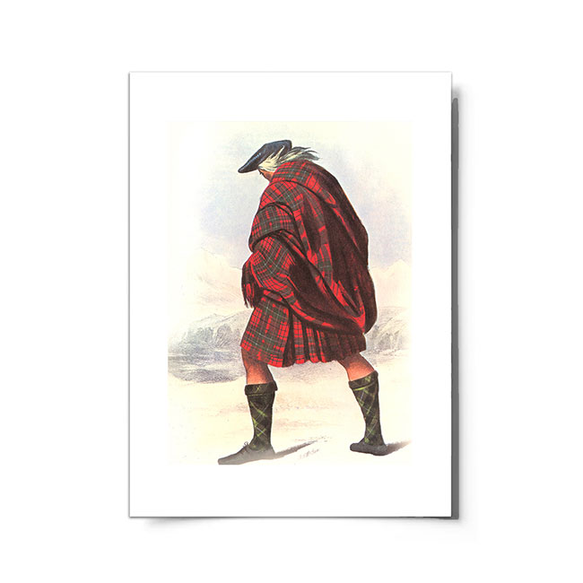 MacAulay Scottish Clansman Ready to Frame Print