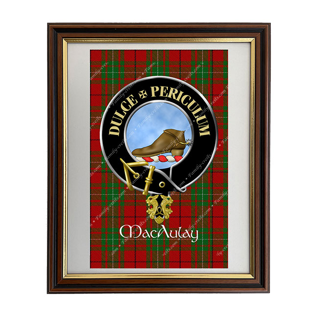 MacAulay Scottish Clan Crest Framed Print