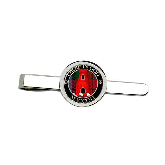 MacColl Scottish Clan Crest Tie Clip