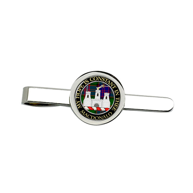 MacDonald of Clanranald Scottish Clan Crest Tie Clip