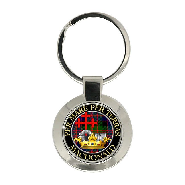 MacDonald of Macdonald Scottish Clan Crest Key Ring