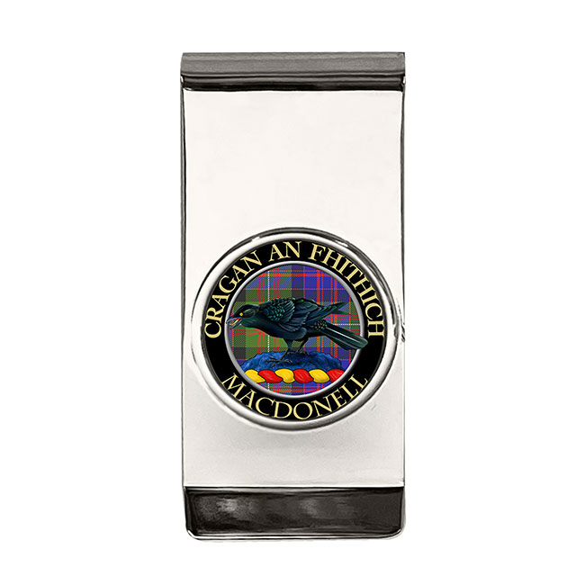 MacDonell of Glengarry Scottish Clan Crest Money Clip