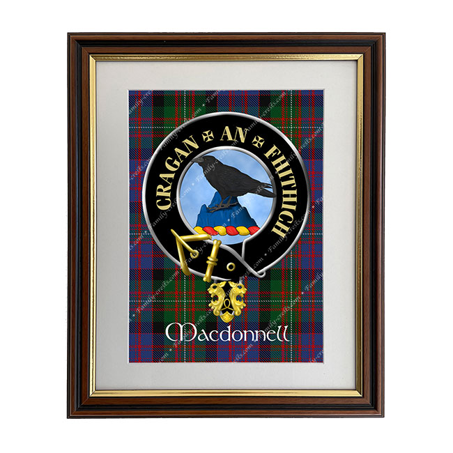 MacDonnell Scottish Clan Crest Framed Print
