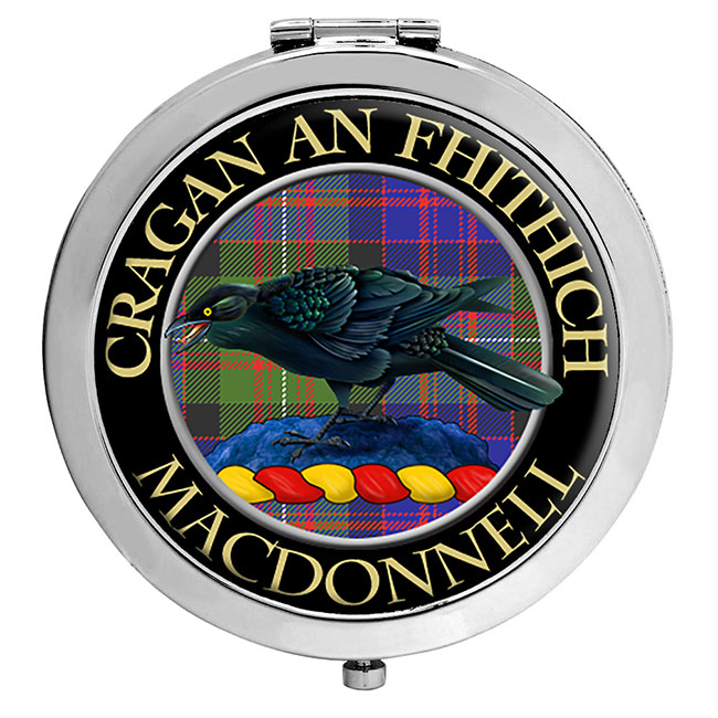 MacDonnell Scottish Clan Crest Compact Mirror