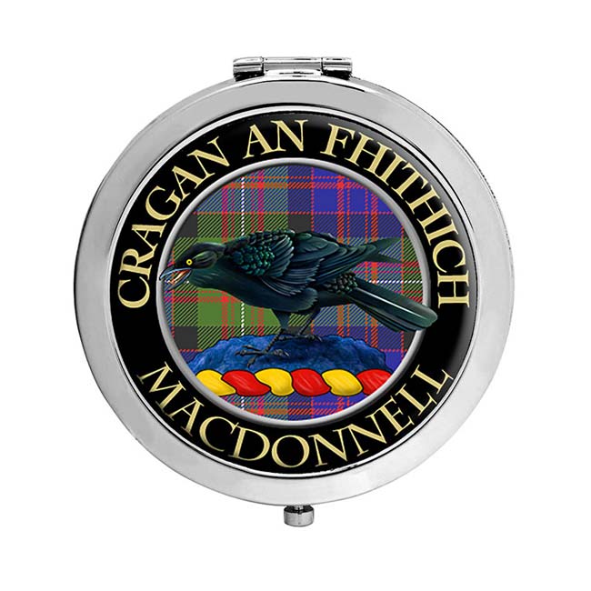 MacDonnell Scottish Clan Crest Compact Mirror