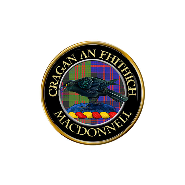 MacDonnell Scottish Clan Crest Pin Badge