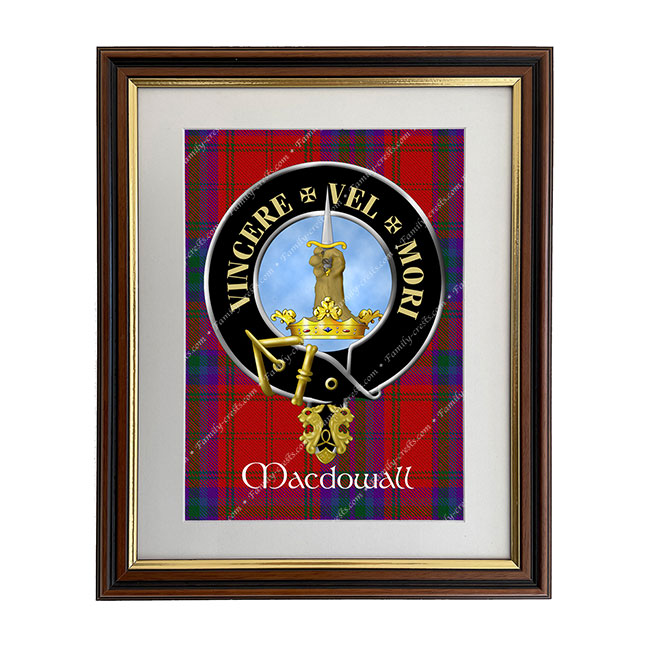 Macdowall Scottish Clan Crest Framed Print