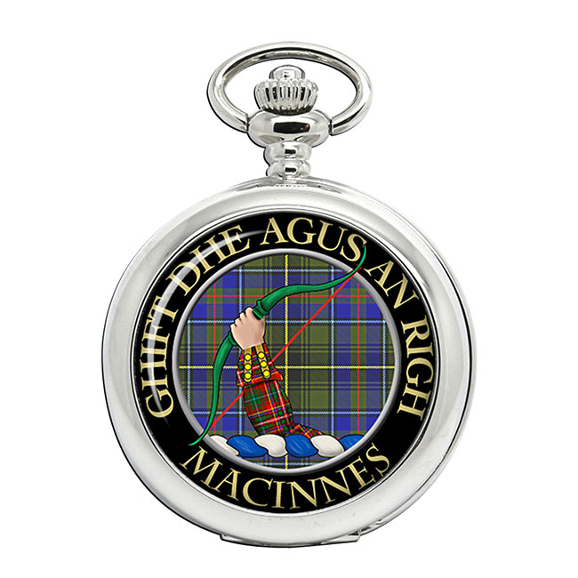 Macinnes Scottish Clan Crest Pocket Watch