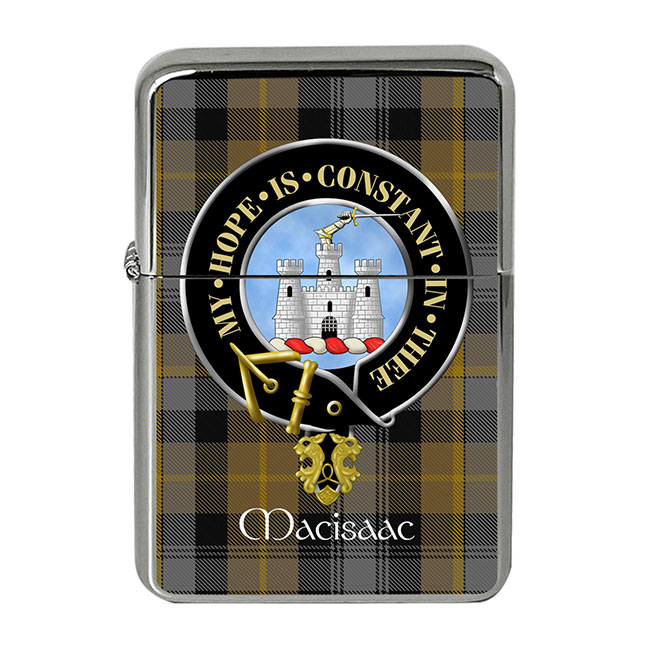 MacIsaac Scottish Clan Crest Flip Top Lighter