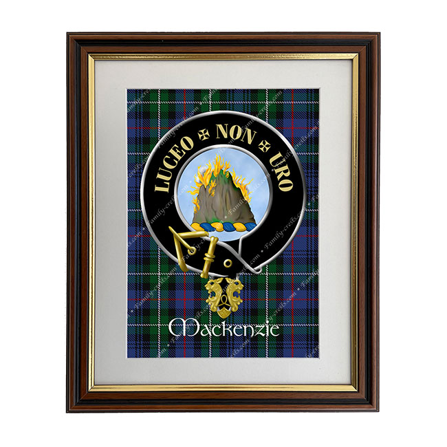 Mackenzie Scottish Clan Crest Framed Print