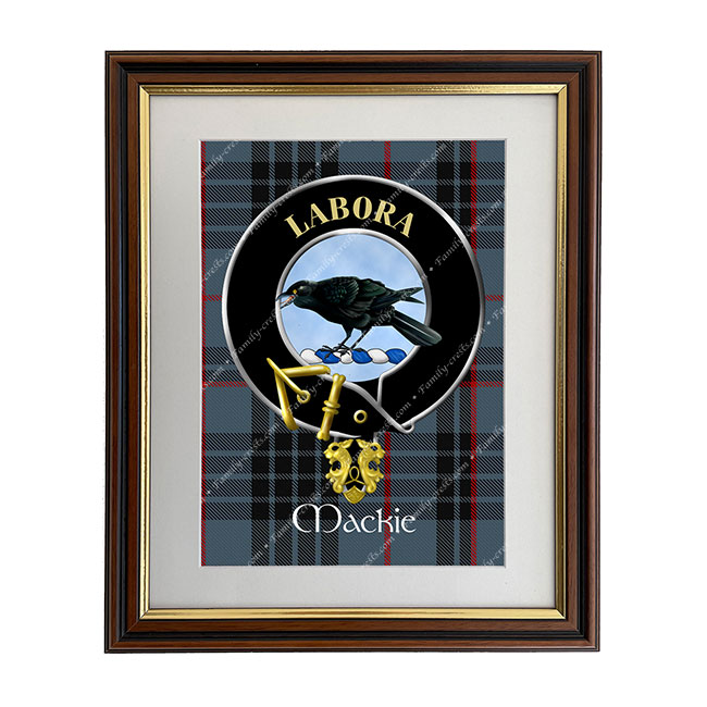 Mackie Scottish Clan Crest Framed Print