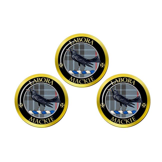 Mackie Scottish Clan Crest Golf Ball Markers