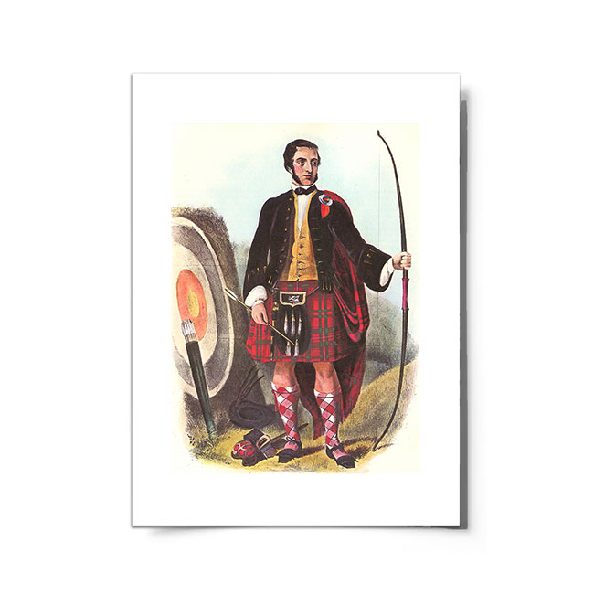 Mackinnon Scottish Clansman Ready to Frame Print