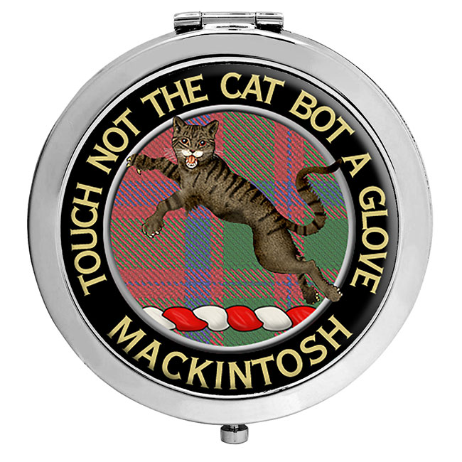 Mackintosh Scottish Clan Crest Compact Mirror