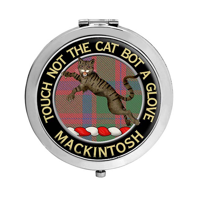 Mackintosh Scottish Clan Crest Compact Mirror