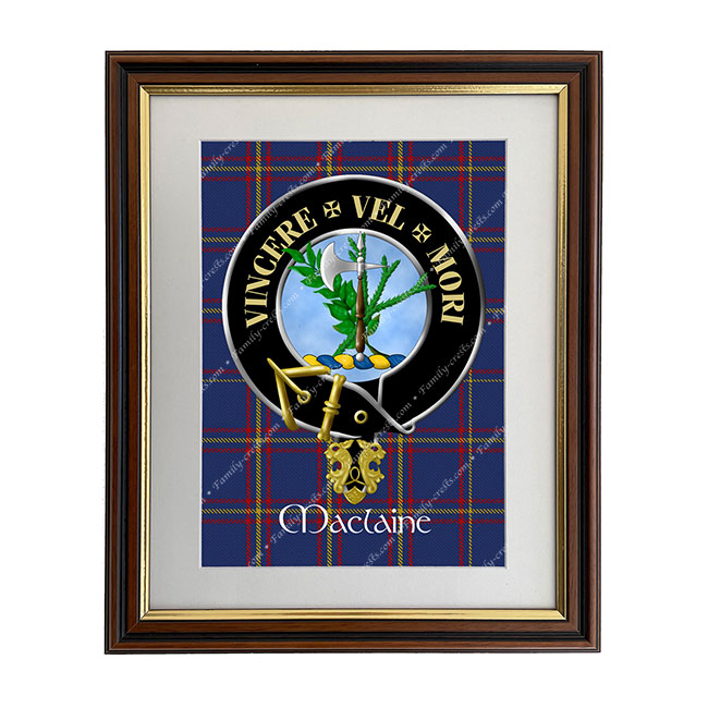 Maclaine Scottish Clan Crest Framed Print