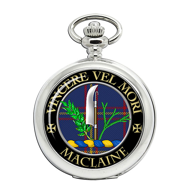 Maclaine Scottish Clan Crest Pocket Watch