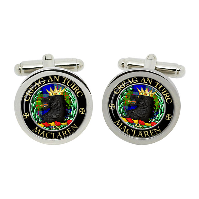 MacLaren Scottish Clan Crest Cufflinks