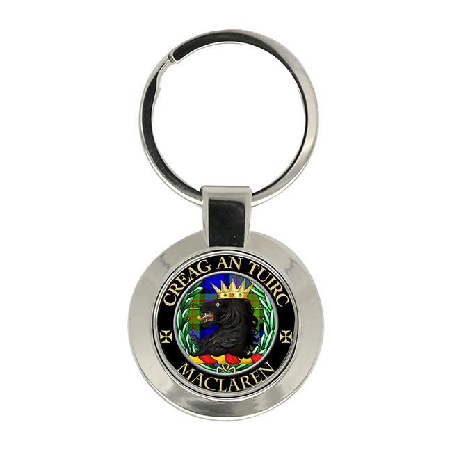 MacLaren Scottish Clan Crest Key Ring