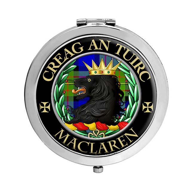 MacLaren Scottish Clan Crest Compact Mirror