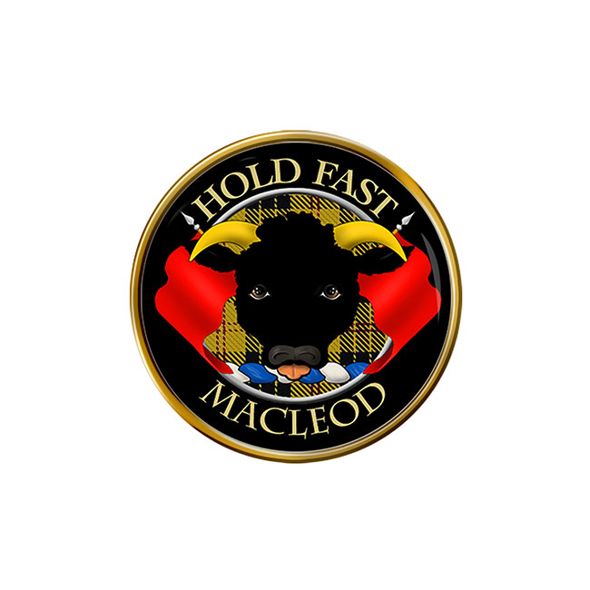Macleod Scottish Clan Crest Pin Badge