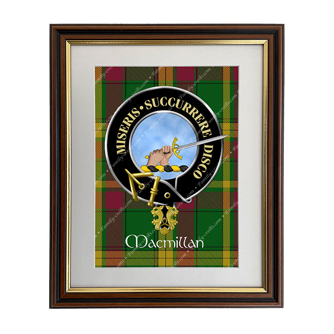 MacMillan Scottish Clan Crest Framed Print