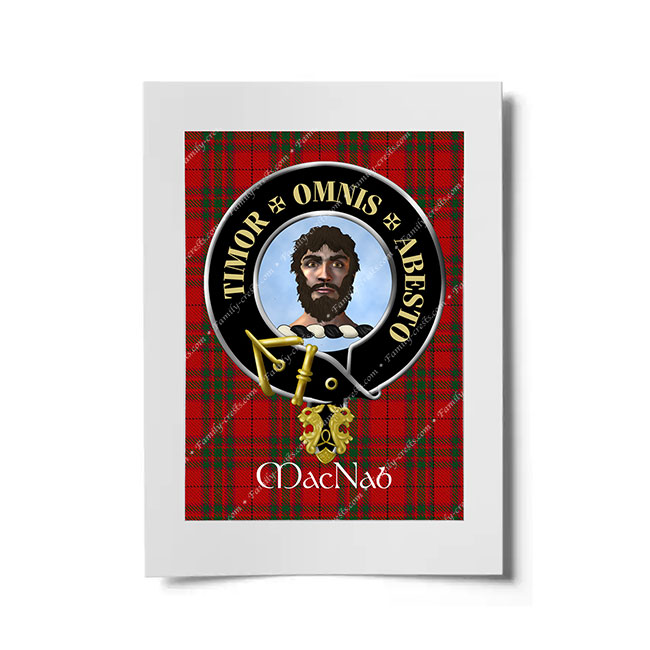 Macnab Scottish Clan Crest Ready to Frame Print