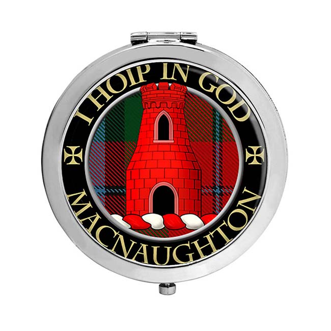 Macnaughton Scottish Clan Crest Compact Mirror