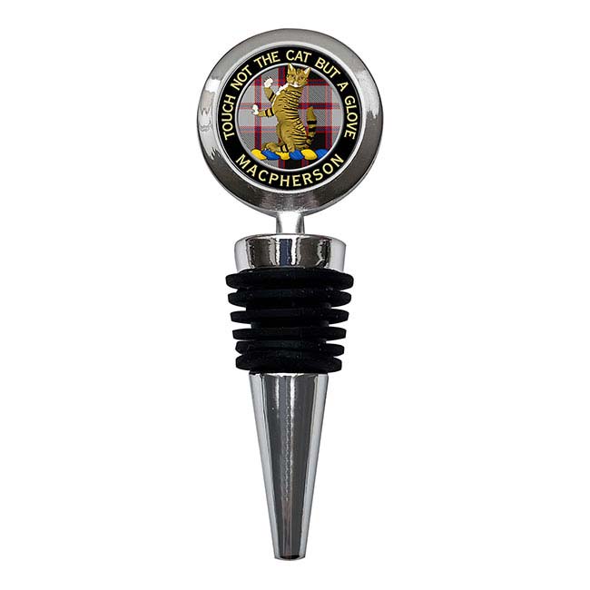 Macpherson Scottish Clan Crest Bottle Stopper