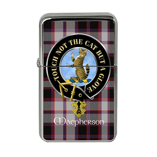 Macpherson Scottish Clan Crest Flip Top Lighter
