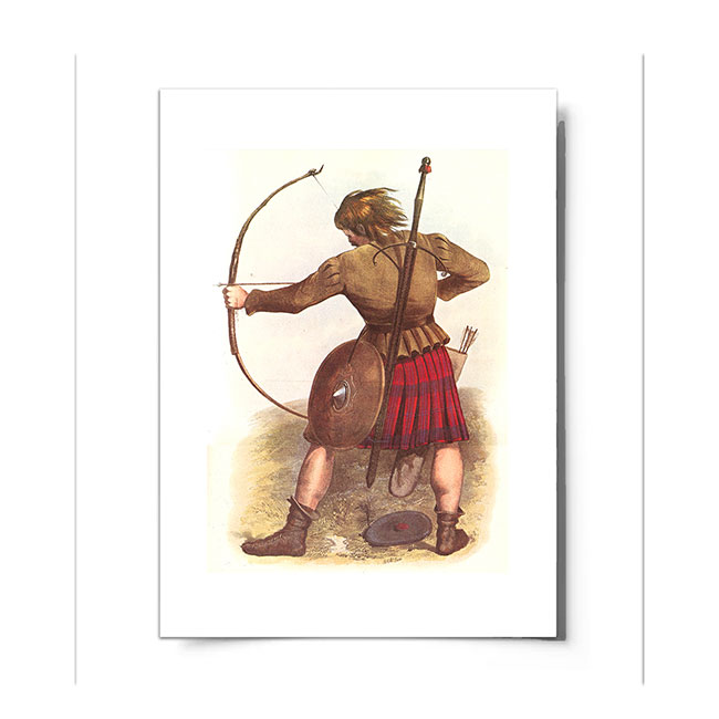 Macquarrie Scottish Clansman Ready to Frame Print