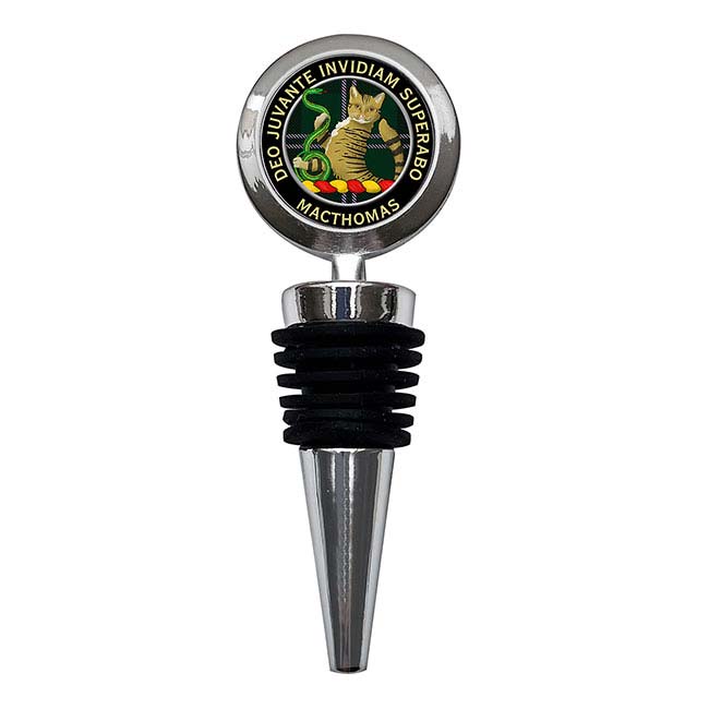 MacThomas Scottish Clan Crest Bottle Stopper